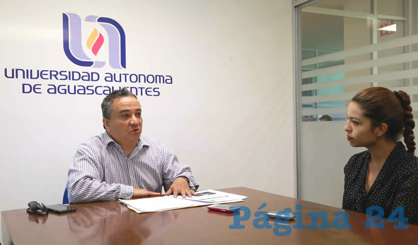 José de Jesús Suárez Mariscal, profesor investigador del Departamento de Contaduría de la UAA