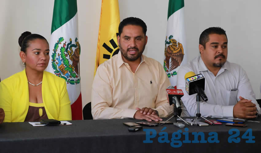 Emanuelle Sánchez Nájera, presidente del CDE del PRD (Foto: Eddylberto Luévano Santillán)