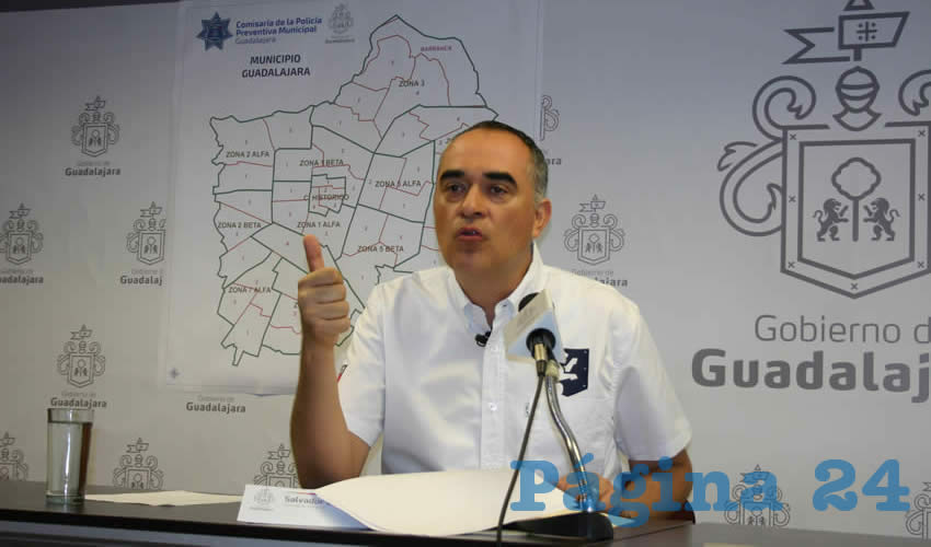 Desde la dirigencia estatal del PRI se exigió la renuncia del comisario de Seguridad tapatía, Salvador Caro, por su evidente falta de resultados para contener la delincuencia en la ciudad/Foto: Archivo Página 24