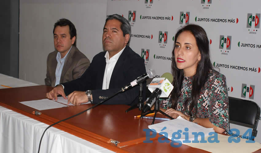 Mariana Fernández, secretaria del PRI en Jalisco, criticó que la intención de Salvador Caro al frente de la policía de Guadalajara es sólo permanecer en los reflectores, puesto que pretende contender de nueva cuenta por la alcaldía de Guadalajara/Foto: Francisco Tapia 