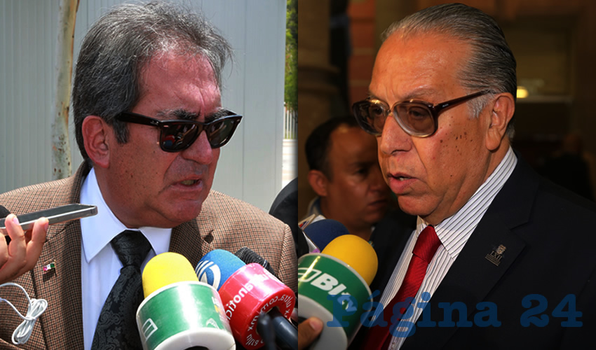 Carlos Lozano de la Torre, gobernador del Estado | Jorge Varona Rodr&iacute;guez, diputado local