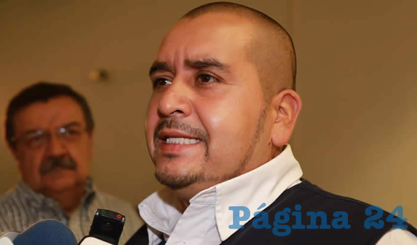 Josu&eacute; Nephtaly Puentes V&aacute;zquez, responsable del departamento de Emergencias M&eacute;dicas del ISSEA (Foto: Eddylberto Lu&eacute;vano Santill&aacute;n)