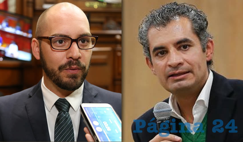 Jos&eacute; Israel Sandoval Mac&iacute;as, diputado local | Enrique Ochoa Reza, presidente nacional del PRI