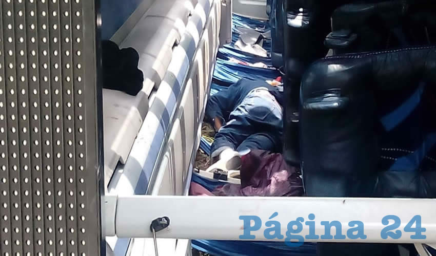 El fallecido viajaba en el Ómnibus