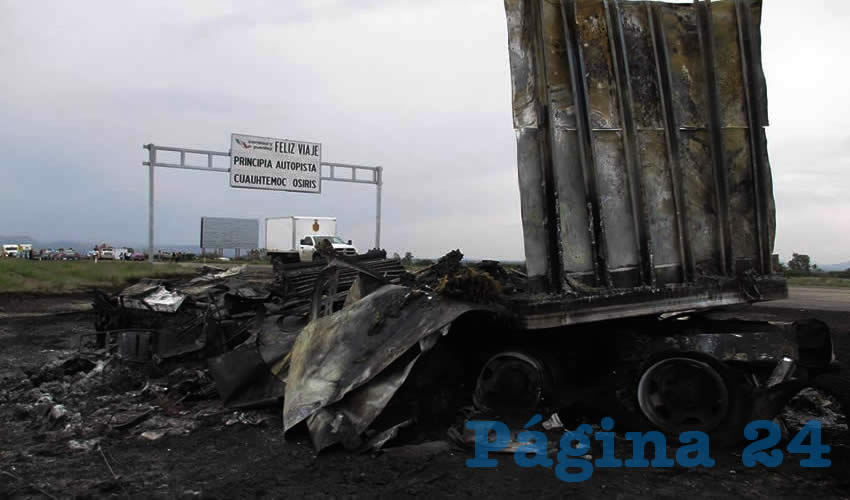 Restos del tractocamión