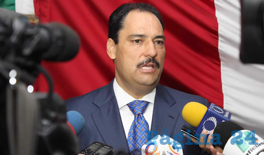 Juan Antonio Mart&iacute;n del Campo, presidente municipal de Aguascalientes (Foto: Eddylberto Lu&eacute;vano Santill&aacute;n)