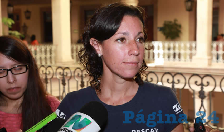 Ana Zavala Enríquez, presidenta de la Asociación Amigos Pro Animal (Foto: Eddylberto Luévano Santillán