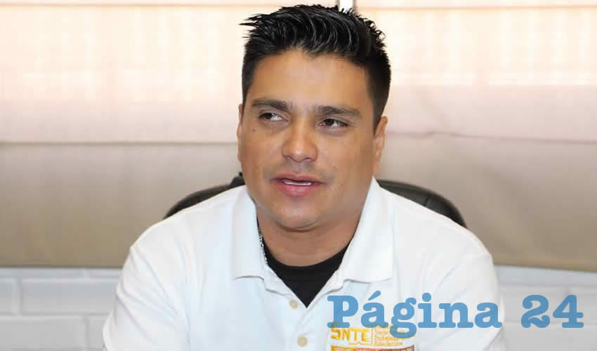 Juan Ortega Trancoso, secretario de Cultura y Deporte del SNTE