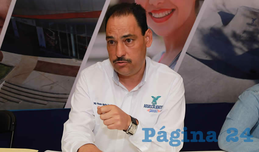 Juan Antonio Martín del Campo, presidente municipal de Aguascalientes (Foto: Eddylberto Luévano Santillán)