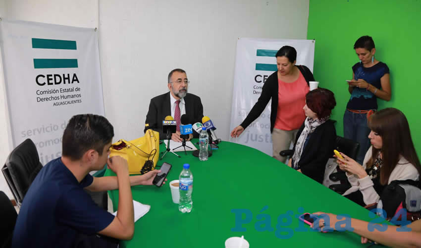 Jesús Eduardo Martín Jaúregui, presidente de la CEDHA (Foto: Eddylberto Luévano Santillán)