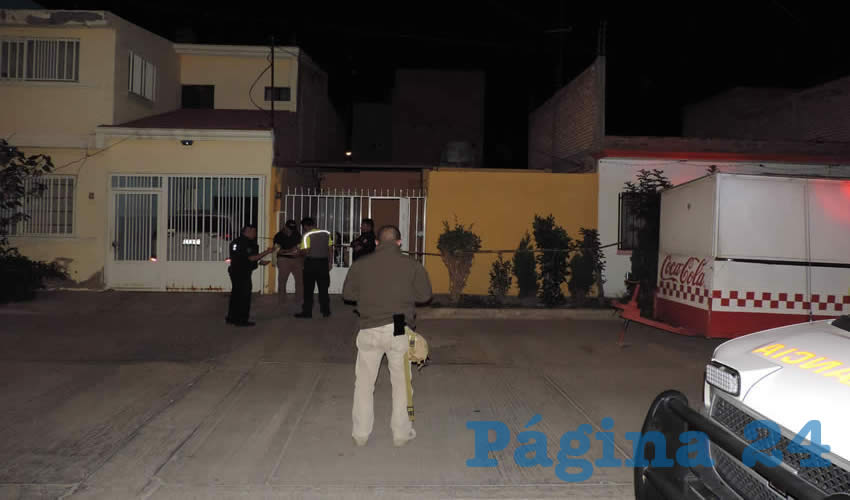 En este domicilio del fraccionamiento Soberana Convención, se colgó José de Jesús Román Rodríguez