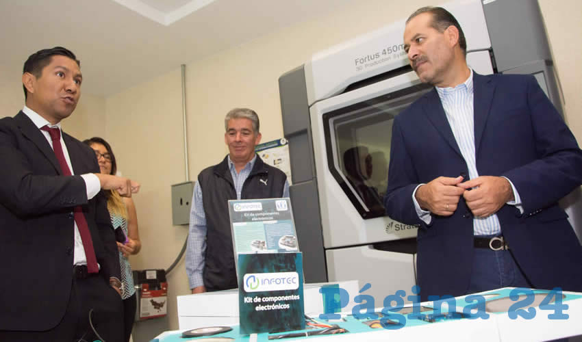 Mart&iacute;n Orozco Sandoval, realiz&oacute; un visita a Infotec para conocer el trabajo que realizan los investigadores
