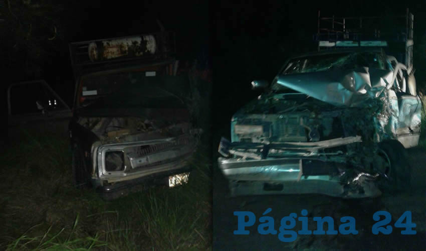 A chatarra quedaron reducidos los veh&iacute;culos, en el fatal percance sobre la carretera estatal 17