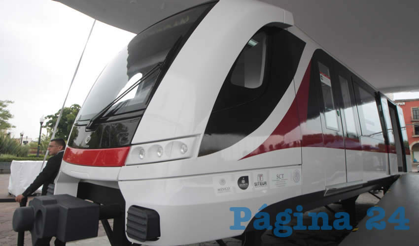 Se estima que los 18 trenes para la línea 3 costarán mil 600 millones de pesos; cada uno de ellos estará conformado por tres carros articulados, sustentables que emplean sólo energía eólica, con lo que –se presumió– habrá una reducción de hasta en 17 mil toneladas de contaminantes al año/Foto: Cortesía 
