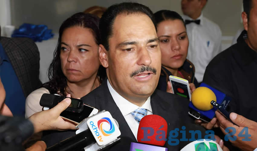 Juan Antonio Martín del Campo, presidente municipal de Aguascalientes (Foto: Eddylberto Luévano Santillán)