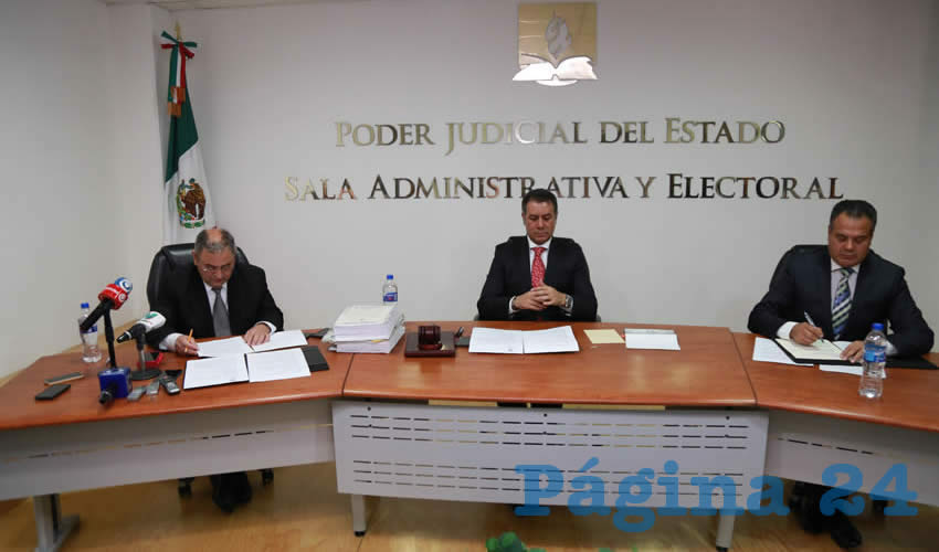 Fue un&aacute;nime la decisi&oacute;n de la Sala Administrativa y Electoral (Foto: Eddylberto Lu&eacute;vano Santill&aacute;n)