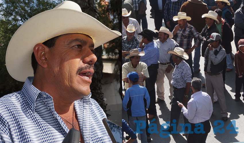 Severiano Zamarrón López: El gobierno no da valor a los campesinos que desde hace cuatro años no han producido por la situación climática, por lo que el ganado se está acabando (Foto: Merari Martínez Castro)