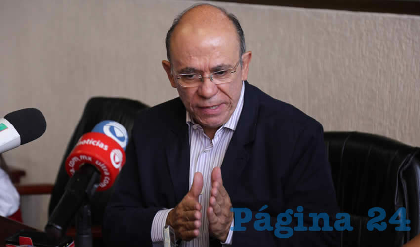 Fernando Palomino Topete, delegado del ISSSTE (Foto: Eddylberto Luévano Santillán)