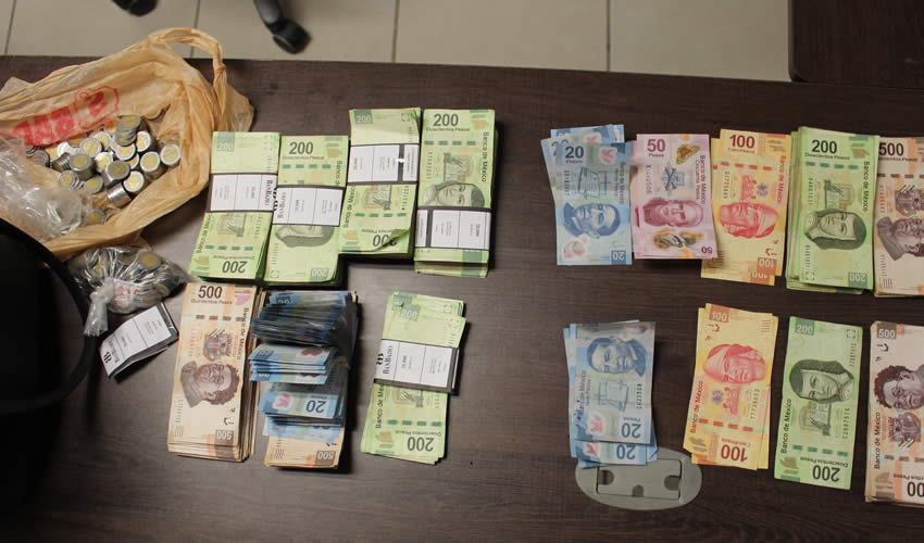 Los 147 mil pesos que recientemente obtuvieron los pillos, incluyendo el botín al asaltar al dueño de una chatarrera
