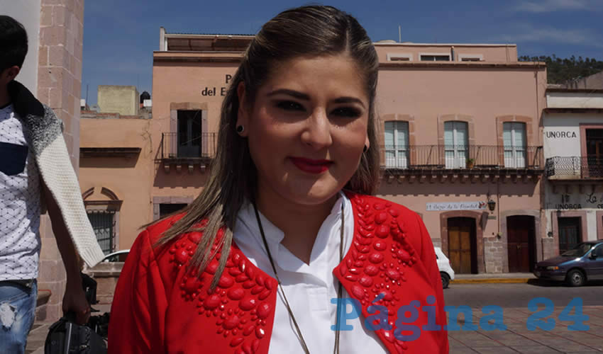 Adriana Llamas de la Torre: “El estado de Zacatecas es el segundo a nivel nacional en participar en este esquema de acción de vivienda” (Foto: Merari Martínez)
