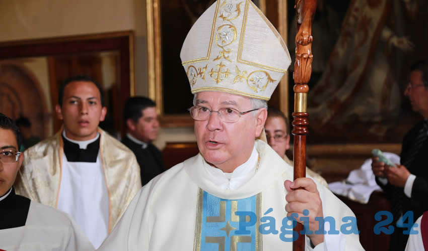 Cardenal Francisco Robles Ortega, presidente de la CEM (Foto: Eddylberto Luévano Santillán)
