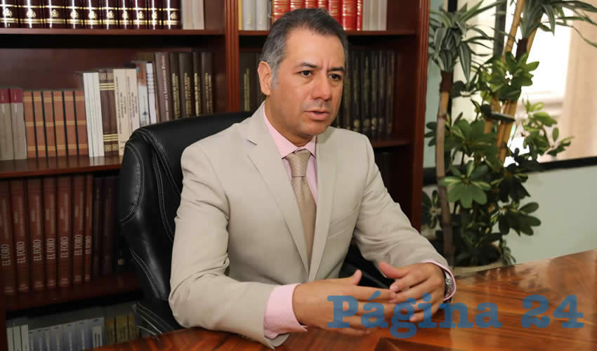 Enrique Franco Muñoz, presidente de la Sala Administrativa y Electoral del Estado