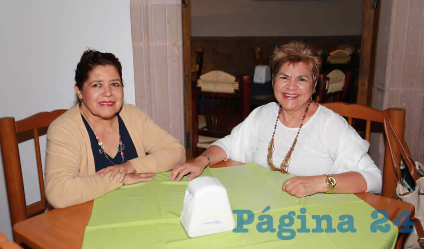 En La Mestiza almorzaron Delia Gonz&aacute;lez Duarte y Martha Acevedo Prieto