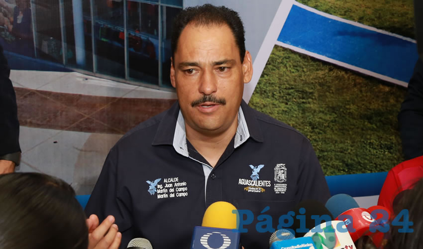 Juan Antonio Mart&iacute;n del Campo, presidente municipal de Aguascalientes (Foto: Eddylberto Lu&eacute;vano Santill&aacute;n)