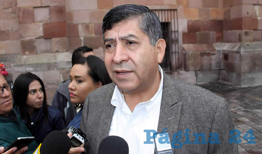 Jaime Santoyo Castro: La convocatoria está orientada en favorecer principalmente a los choferes del servicio público de Zacatecas (Foto: Rocío Castro)