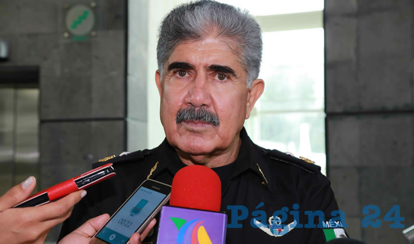 Pablo Jos&eacute; God&iacute;nez Hern&aacute;ndez, secretario de Seguridad P&uacute;blica Municipal (Foto: Eddylberto Lu&eacute;vano Santill&aacute;n)