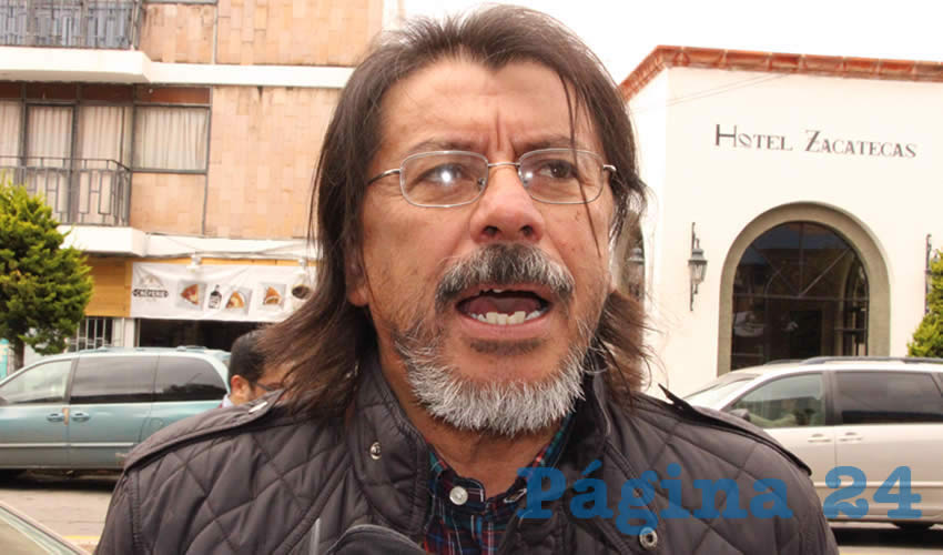 Crescenciano Sánchez Pérez: “Es un problema de relación que se ha dado en el CECIUAZ los últimos tres años, donde se opina demasiado del trabajo docente por parte de la gente del STUAZ” (Foto: Rocío Castro Alvarado)