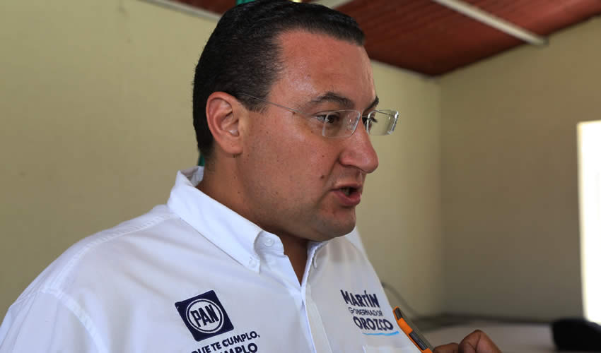 Paulo Gonzalo Mart&iacute;nez L&oacute;pez, presidente estatal del PAN