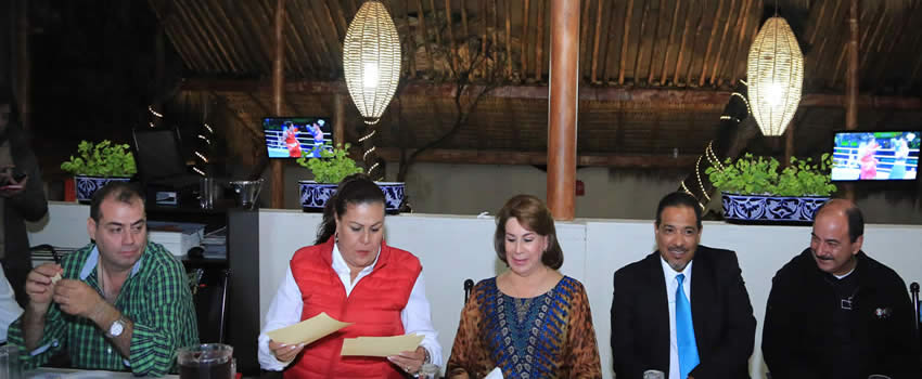 Los dirigentes de los partidos coincidieron en que Lorena Martínez simboliza la mejor opción para Aguascalientes