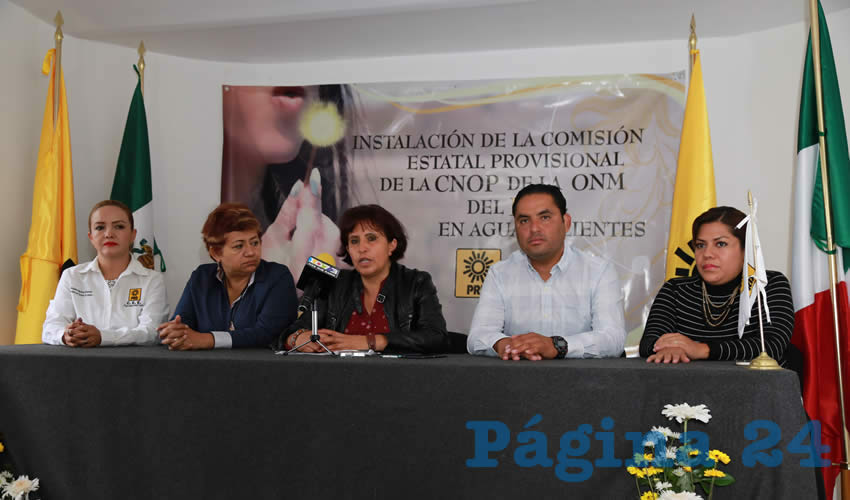 Rueda de prensa del PRD (Foto: Eddylberto Lu&eacute;vano Santill&aacute;n)