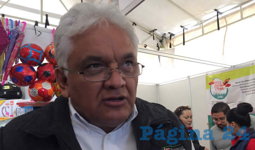 Jorge Domingo Saucedo Encinas: de adquirir los útiles es recomendable rehusar los del ciclo pasado que estén en buen estado, como cuadernos (Foto: Cristo González)