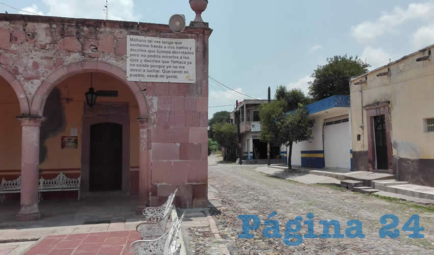 El sentimiento de lucha está en todas partes, y llama a seguir en pie de lucha por su pueblo 