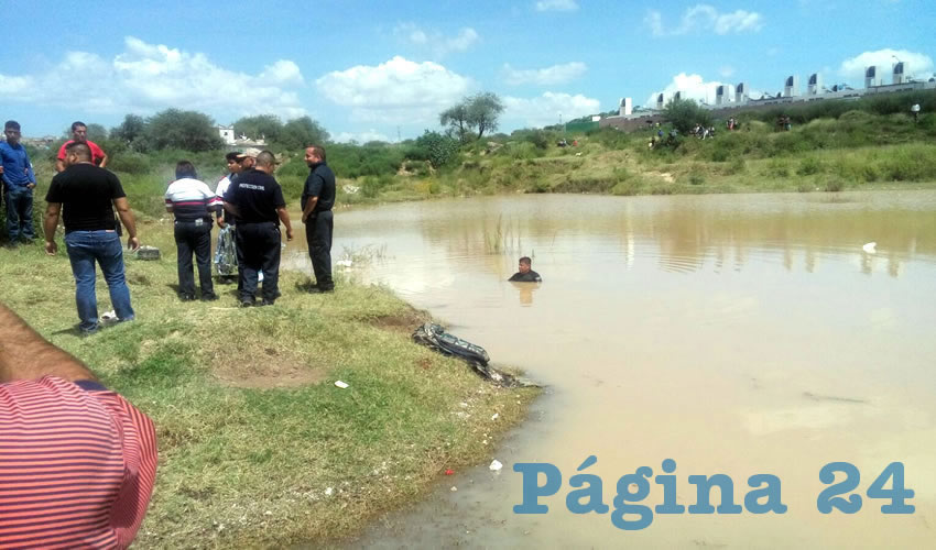 Foto de archivo del bordo Santa Elena, en cuyas orillas hallaron a la mujer