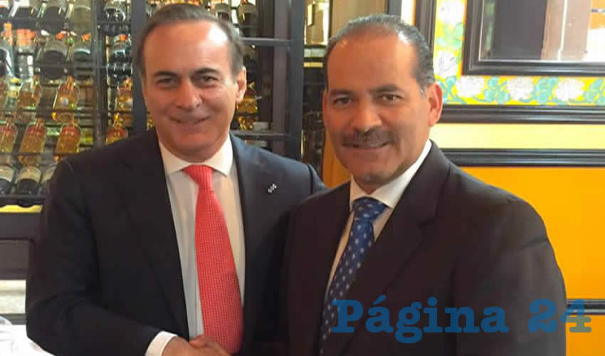 MOS compartió con el dirigente empresarial parte de las acciones que emprenderá en su Gobierno a partir del 1 de diciembre