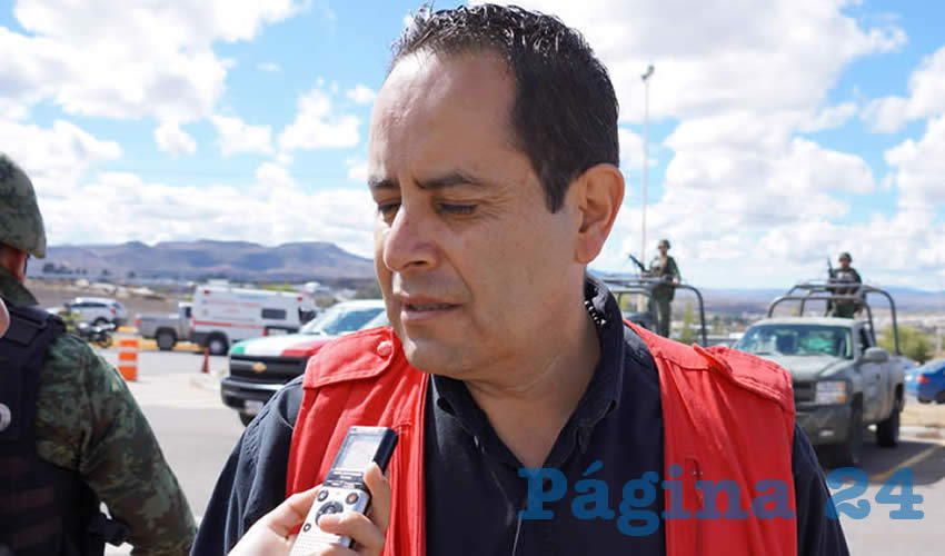 Antonio Caldera Alaniz: Las acequias que se encuentran a su máxima capacidad son la de Santiago en Miguel Auza; la de Palomas y Julián Adame en Villanueva; Moraleños en Huanusco; La Villita en Tepechitlán y Santa Teresa en Monte Escobedo (Foto: Merari Martínez Castro)