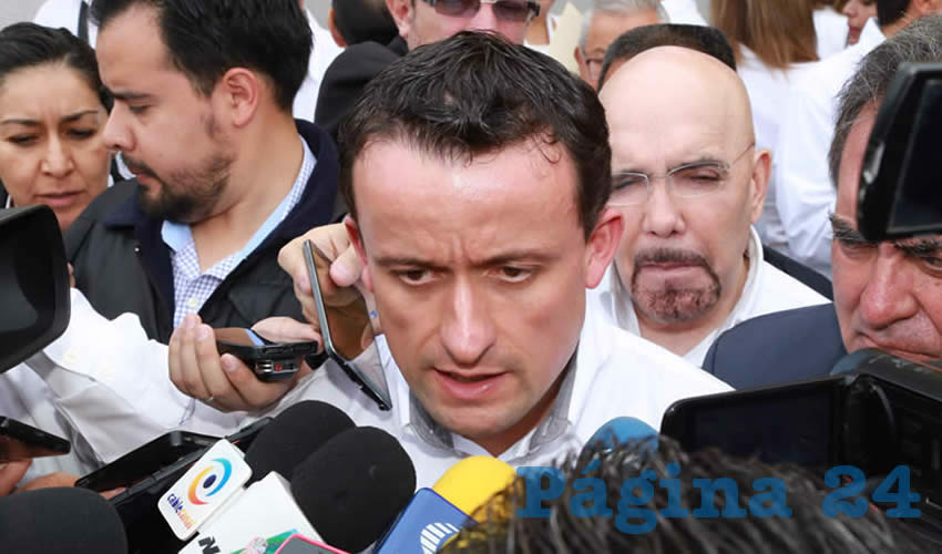 Mikel Arriola, director general del IMSS (Foto: Eddylberto Lu&eacute;vano Santill&aacute;n)