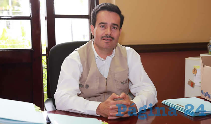 Jos&eacute; de Jes&uacute;s Ortiz Mac&iacute;as, delegado de Prospera (Foto: Eddylberto Lu&eacute;vano Santill&aacute;n)