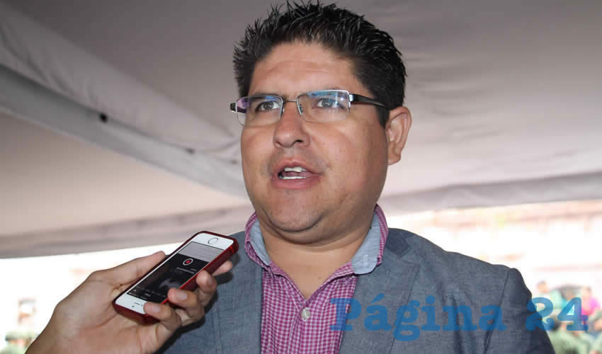 Horacio Franco, alcalde del municipio de Morelos: (Foto: Rocío Castro Alvarado)