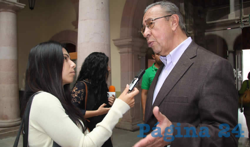 Gustavo Salinas Íñiguez: “Hay mucho por hacer, me voy con la frente en alto, serví al sector de la cultura con un gran entusiasmo y un gran empeño. Dejamos un instituto con cero deudas, no tenemos ni una sola deuda” (Foto: Rocío Castro)