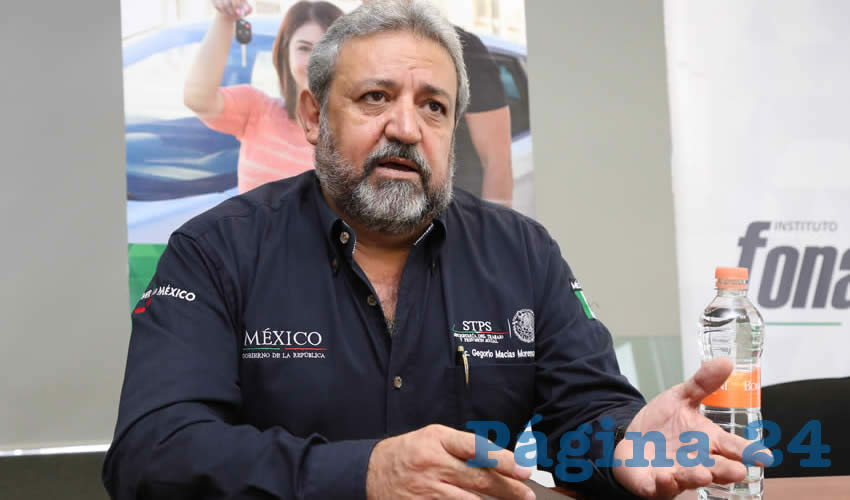 Gregorio Mac&iacute;as Moreno, delegado de la STPS (Foto: Eddylberto Lu&eacute;vano Santill&aacute;n)