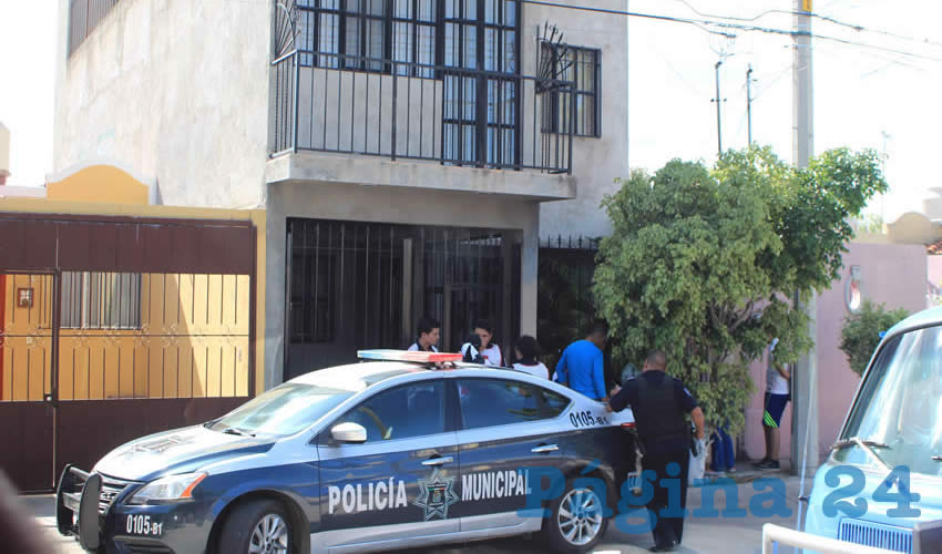 En esta casa del fraccionamiento Villas del Pilar se ahorcó Luis Fernando Martínez