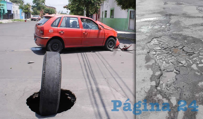 Las calles repletas de baches en la ciudad producen diariamente decenas de accidentes, además de los estragos en la salud que generan, sin que esto importe mucho a las autoridades, que sigue “reparando” los desperfectos de las calles, sin privilegiar a los peatones/Fotos: Archivo Página 24