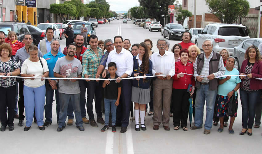 El presidente municipal refrendó su compromiso de continuar realizando obra pública en toda la capital hasta el último día de su gestión