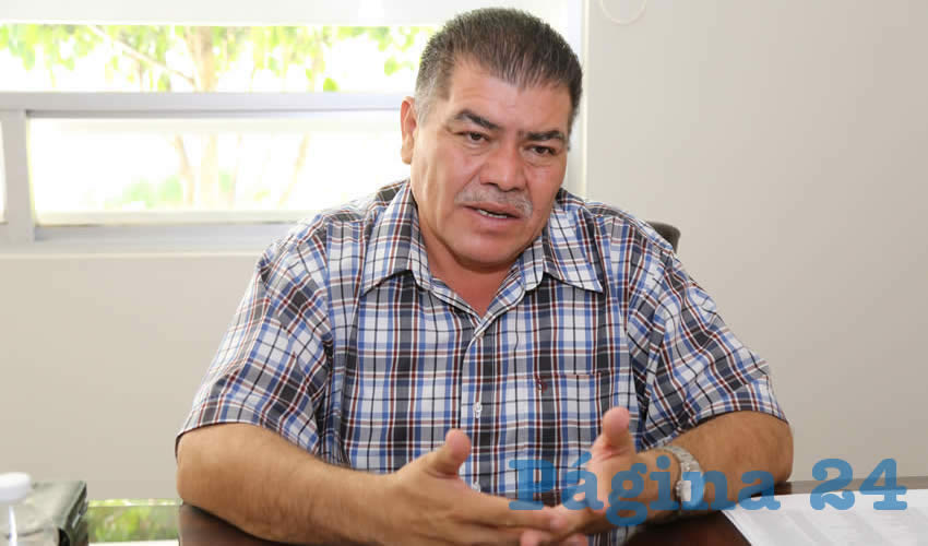 Mario Armando Valdez Herrera, secretario general de la Secci&oacute;n uno del SNTE