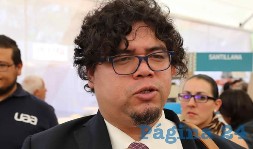 Antonio Ramos Revilla, director de la Editorial de la Universidad Aut&oacute;noma de Nuevo Le&oacute;n