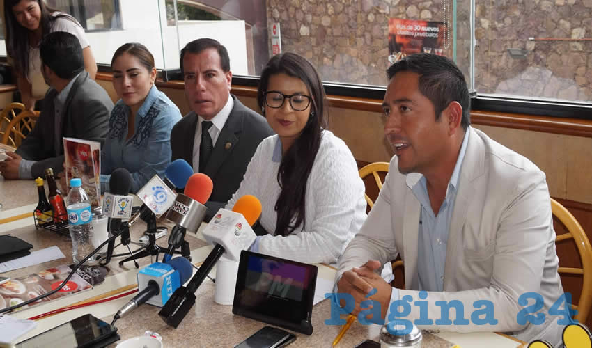Mario Cervantes: “Estatutariamente estamos en tiempo de que Arturo López de Lara emita la convocatoria para renovar la dirigencia del comité estatal, sin embargo por situaciones que todavía no nos explican no se ha emitido” (Foto: Merari Martínez)
